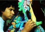 Pérou (Ucayali)- Des artistes amazoniens peignent leur culture